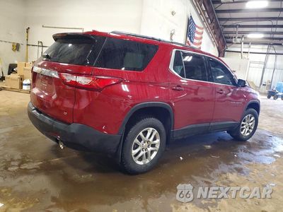 Trzecie zdjęcie samochodu z tyłu: 2019 CHEVROLET TRAVERSE LT VIN:1GNERGKW9KJ186213 - miniatura