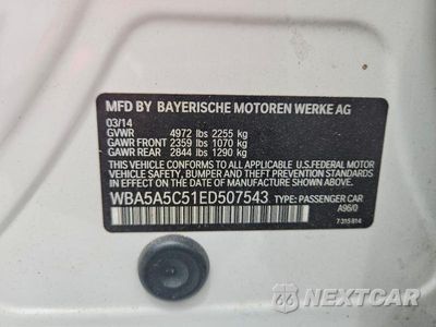 Zdjęcie 12 z 12 samochodu: 2014 BMW 528 I VIN:WBA5A5C51ED507543 - miniatura