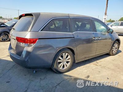 Trzecie zdjęcie samochodu z tyłu: 2014 HONDA ODYSSEY EXL VIN:5FNRL5H64EB128223 - miniatura