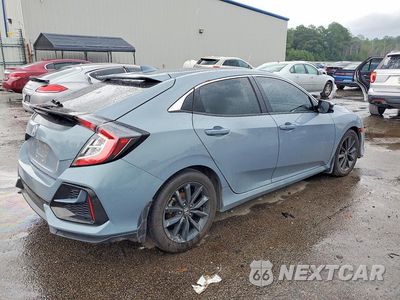 Trzecie zdjęcie samochodu z tyłu: 2021 HONDA CIVIC EX VIN:SHHFK7H69MU412056 - miniatura