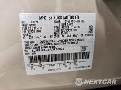 Zdjęcie 13 z 13 samochodu: 2024 LINCOLN AVIATOR RESERVE VIN:5LM5J7XC7RGL06072 - miniatura