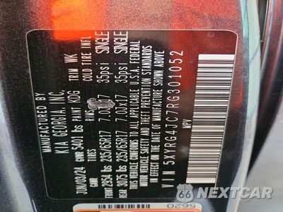 Zdjęcie 14 z 14 samochodu: 2024 KIA SORENTO LX VIN:5XYRG4JC7RG301052 - miniatura
