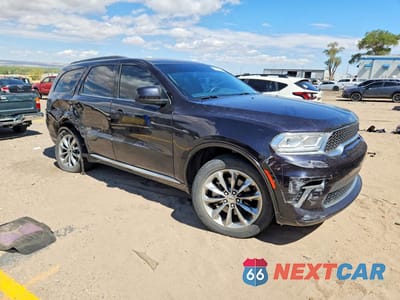Czwarte zdjęcie samochodu z boku: 2021 DODGE DURANGO SXT VIN:1C4RDJAG7MC792830 - miniatura