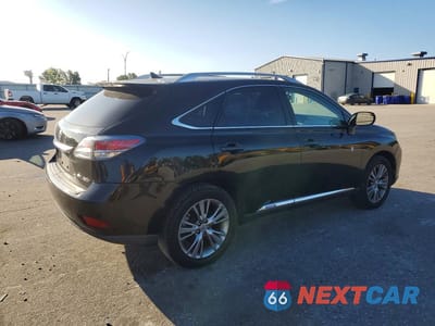 Trzecie zdjęcie samochodu z tyłu: 2013 LEXUS RX 450H VIN:JTJBC1BA3D2058445 - miniatura