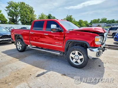 Czwarte zdjęcie samochodu z boku: 2019 GMC SIERRA K2500 SLT VIN:1GT12REY3KF264282 - miniatura