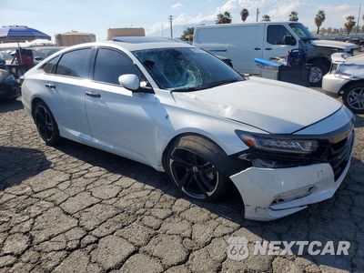 Czwarte zdjęcie samochodu z boku: 2019 HONDA ACCORD SPORT VIN:1HGCV2F33KA024075 - miniatura