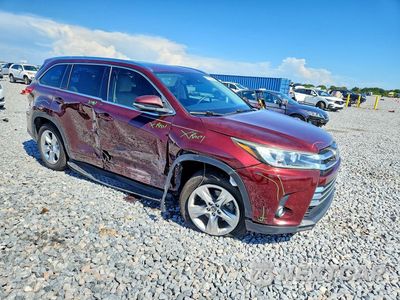 Czwarte zdjęcie samochodu z boku: 2019 TOYOTA HIGHLANDER LIMITED VIN:5TDYZRFH2KS351180 - miniatura