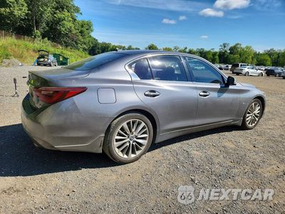 Trzecie zdjęcie samochodu z tyłu: 2018 INFINITI Q50 3.0T LUXE VIN:JN1EV7AR7JM438704 - miniatura