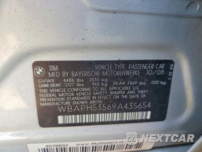 Zdjęcie 12 z 12 samochodu: 2009 BMW 328 I SULEV VIN:WBAPH53569A435654 - miniatura