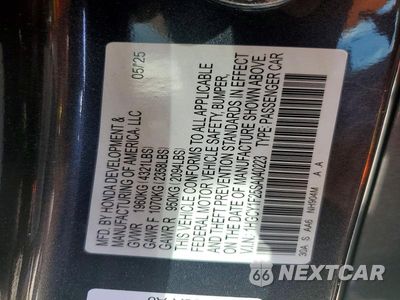 Zdjęcie 13 z 13 samochodu: 2025 HONDA ACCORD LX VIN:1HGCY1F25SA040223 - miniatura