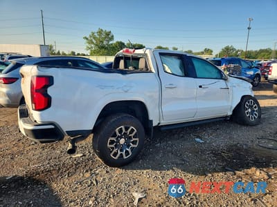 Trzecie zdjęcie samochodu z tyłu: 2023 CHEVROLET COLORADO LT VIN:1GCPSCEK5P1195960 - miniatura