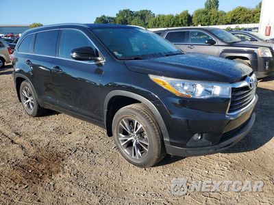 Czwarte zdjęcie samochodu z boku: 2016 TOYOTA HIGHLANDER BASE VIN:5TDJKRFH6GS309737 - miniatura