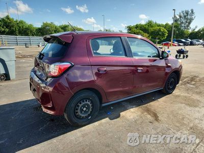 Trzecie zdjęcie samochodu z tyłu: 2021 MITSUBISHI MIRAGE ES VIN:ML32AUHJ2MH009576 - miniatura