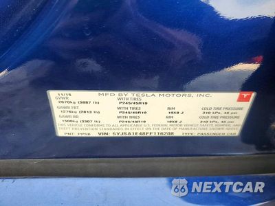 Zdjęcie 13 z 13 samochodu: 2015 TESLA MODEL S VIN:5YJSA1E48FF116208 - miniatura