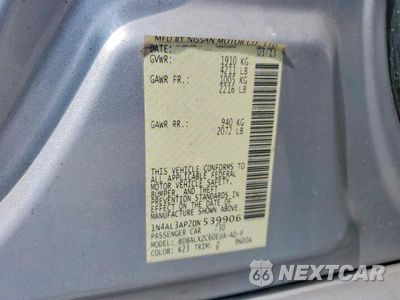 Zdjęcie 12 z 12 samochodu: 2013 NISSAN ALTIMA 2.5 VIN:1N4AL3AP2DN539906 - miniatura