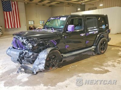 2021 JEEP WRANGLER UNLIMITED SAHARA 1C4HJXEN0MW671362 - główne zdjęcie licytacji z USA - miniatura