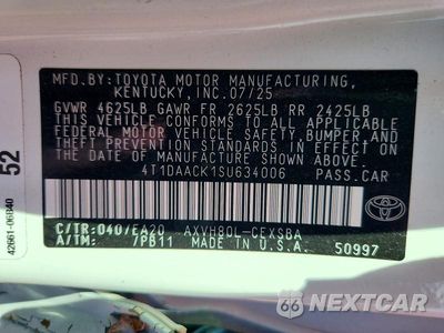 Zdjęcie 13 z 13 samochodu: 2025 TOYOTA CAMRY SE VIN:4T1DAACK1SU634006 - miniatura