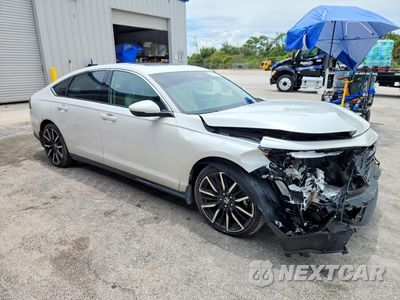 Czwarte zdjęcie samochodu z boku: 2024 HONDA ACCORD TOURING HYBRID VIN:1HGCY2F89RA038401 - miniatura