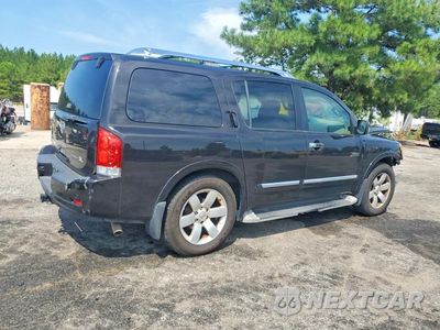 Trzecie zdjęcie samochodu z tyłu: 2014 NISSAN ARMADA SL VIN:5N1BA0ND2EN606763 - miniatura