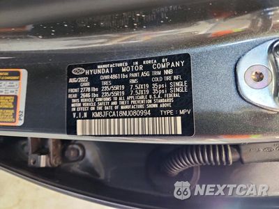 Zdjęcie 13 z 13 samochodu: 2022 HYUNDAI TUCSON SEL CONVENIENCE VIN:KM8JFCA18NU080994 - miniatura