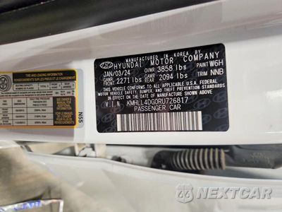 Zdjęcie 13 z 13 samochodu: 2024 HYUNDAI ELANTRA SE VIN:KMHLL4DG0RU726817 - miniatura