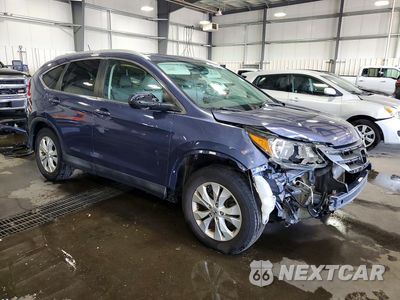 Czwarte zdjęcie samochodu z boku: 2013 HONDA CR-V EXL VIN:2HKRM4H77DH666477 - miniatura