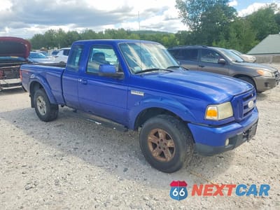 Czwarte zdjęcie samochodu z boku: 2006 FORD RANGER SUPER CAB VIN:1FTZR45E76PA43291 - miniatura