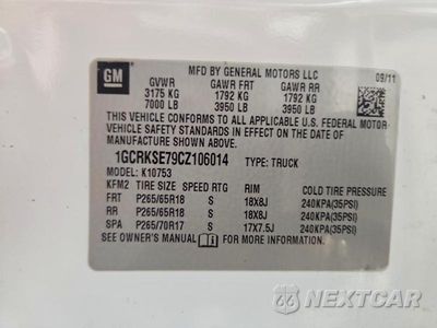 Zdjęcie 25 z 26 samochodu: 2012 CHEVROLET SILVERADO K1500 LT VIN:1GCRKSE79CZ106014 - miniatura