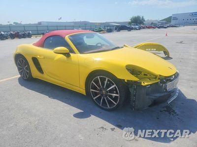 Czwarte zdjęcie samochodu z boku: 2018 PORSCHE BOXSTER S VIN:WP0CB2A83JS228572 - miniatura