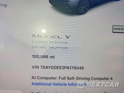 Zdjęcie 9 z 13 samochodu: 2023 TESLA MODEL Y VIN:7SAYGDEE2PA179048 - miniatura