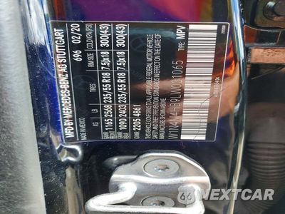 Zdjęcie 13 z 13 samochodu: 2020 MERCEDES-BENZ GLB 250 4MATIC VIN:W1N4M4HB9LW031065 - miniatura