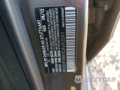 Zdjęcie 12 z 12 samochodu: 2013 MERCEDES-BENZ E 550 4MATIC VIN:WDDHF9BB9DA692091 - miniatura