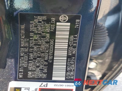 Zdjęcie 13 z 13 samochodu: 2012 TOYOTA CAMRY HYBRID XLE VIN:4T1BD1FK0CU043645 - miniatura