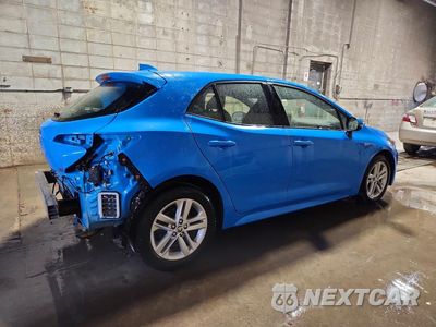 Trzecie zdjęcie samochodu z tyłu: 2019 TOYOTA COROLLA HATCHBACK SE VIN:JTNK4RBEXK3058639 - miniatura