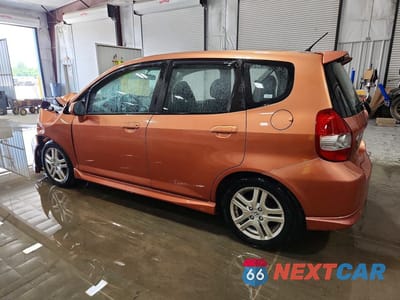 Drugie zdjęcie samochodu z przodu: 2008 HONDA FIT SPORT VIN:JHMGD38618S033441 - miniatura