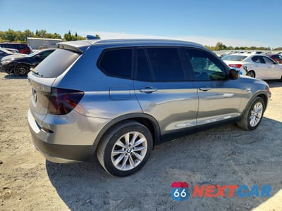 Trzecie zdjęcie samochodu z tyłu: 2013 BMW X3 XDRIVE28I VIN:5UXWX9C57D0A11084 - miniatura