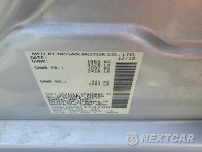 Zdjęcie 12 z 12 samochodu: 2019 NISSAN ALTIMA S VIN:1N4BL4BVXKC159180 - miniatura