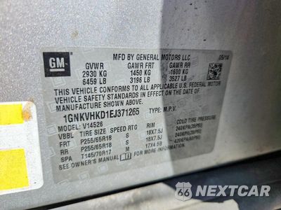 Zdjęcie 13 z 13 samochodu: 2014 CHEVROLET TRAVERSE LT VIN:1GNKVHKD1EJ371265 - miniatura