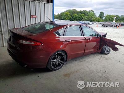 Trzecie zdjęcie samochodu z tyłu: 2014 FORD FUSION TITANIUM VIN:3FA6P0K90ER281795 - miniatura
