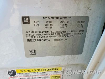 Zdjęcie 13 z 13 samochodu: 2011 CHEVROLET MALIBU LTZ VIN:1G1ZE5E77BF137313 - miniatura