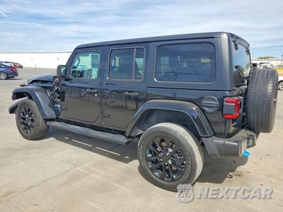 Drugie zdjęcie samochodu z przodu: 2023 JEEP WRANGLER SAHARA 4XE VIN:1C4JJXP64PW648517 - miniatura