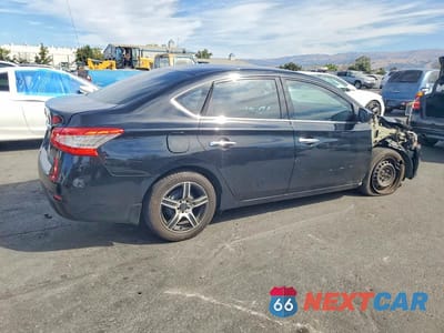 Trzecie zdjęcie samochodu z tyłu: 2014 NISSAN SENTRA SV VIN:3N1AB7AP6EL675111 - miniatura