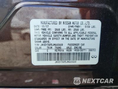 Zdjęcie 12 z 12 samochodu: 2018 INFINITI Q50 3.0T LUXE VIN:JN1EV7AR5JM440449 - miniatura