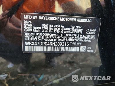 Zdjęcie 14 z 14 samochodu: 2024 BMW X3 SDRIVE30I VIN:WBX47DP04RN289316 - miniatura