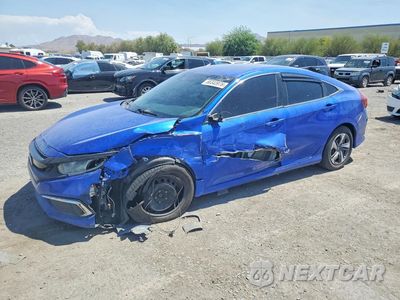 2020 HONDA CIVIC LX 19XFC2F60LE011116 - główne zdjęcie licytacji z USA - miniatura