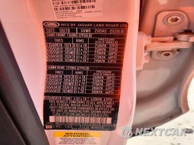 Zdjęcie 13 z 13 samochodu: 2019 LAND ROVER DISCOVERY SPORT SE VIN:SALCP2FX0KH784976 - miniatura