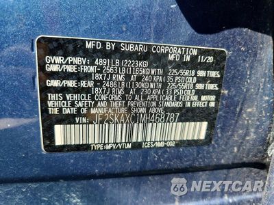Zdjęcie 13 z 13 samochodu: 2021 SUBARU FORESTER TOURING VIN:JF2SKAXC1MH468787 - miniatura