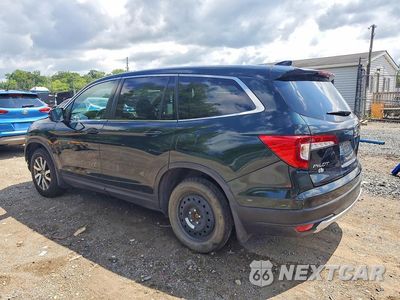 Drugie zdjęcie samochodu z przodu: 2019 HONDA PILOT EXL VIN:5FNYF6H57KB018942 - miniatura