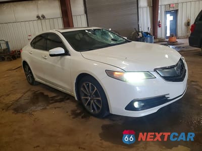 Czwarte zdjęcie samochodu z boku: 2015 ACURA TLX ADVANCE VIN:19UUB3F76FA800775 - miniatura