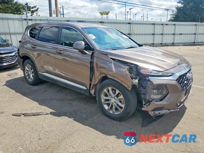 Czwarte zdjęcie samochodu z boku: 2020 HYUNDAI SANTA FE SE VIN:5NMS23AD7LH156045 - miniatura